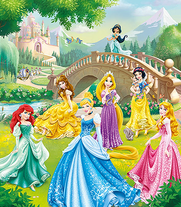 Фотообои 2,5х2,8 м 2 листа OVK Design Disney Принцессы 840114