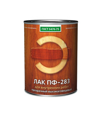 Лак алкидный Empils ПФ-283 ГОСТ 5470-75 бесцветный 2,4 кг высокоглянцевый