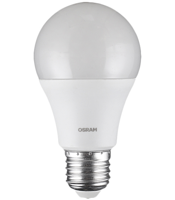 фото Лампа светодиодная osram 7 вт e27 груша a60 600 лм 4000к естественный свет 220-230 в матовая