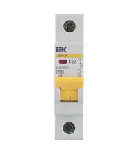Автоматический выключатель IEK ВА 47-29 (MVA20-1-032-C) 1P 32А тип C 4,5 кА 230/400 В на DIN-рейку