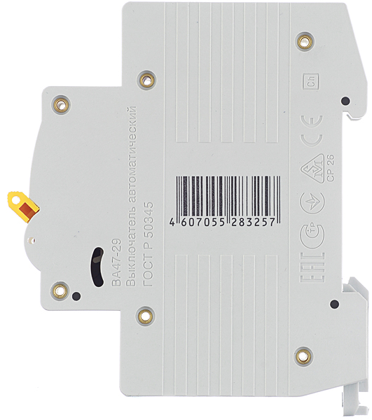 фото Автомат iek ва 47-29 (mva20-1-025-c) 1p 25 а тип c 4,5 ка 230 в на din-рейку