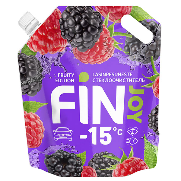 фото Стеклоомыватель fin joy fruity зимний -15 °с 3 л