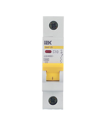 Автоматический выключатель IEK ВА 47-29 (MVA20-1-010-C) 1P 10А тип С 4,5 кА 230/400 В на DIN-рейку