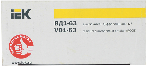 фото Узо iek вд1-63 (mdv10-2-040-030) 40а 30 ма 2p тип ac 4,5 ка