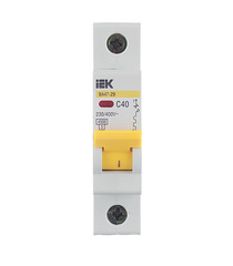 Автоматический выключатель IEK ВА 47-29 (MVA20-1-040-C) 1P 40А тип C 4,5 кА 220 В на DIN-рейку