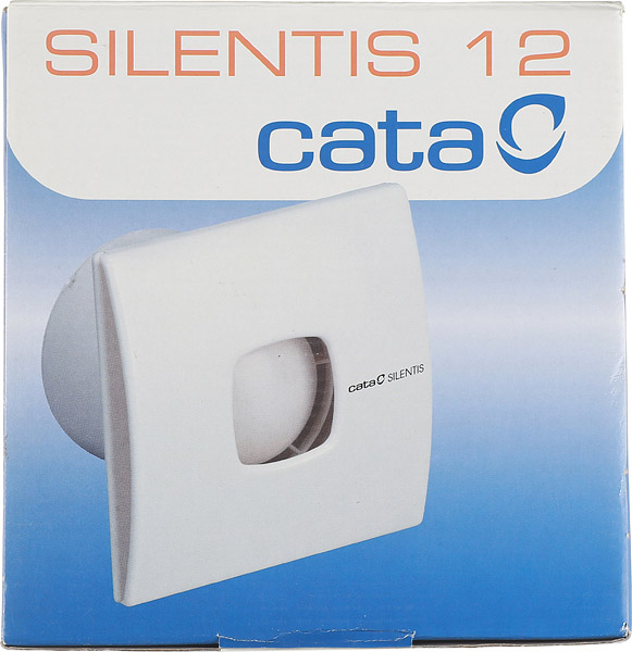 Вентилятор осевой Cata Silentis 12 170х170 мм d120 мм слоновая кость