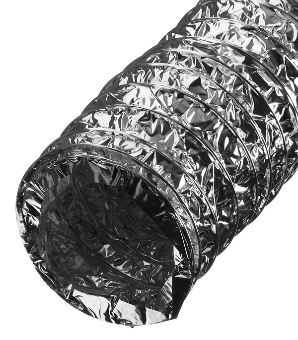 Воздуховод гибкий гофрированный армированный ERA полимерный d127 мм 10 ...