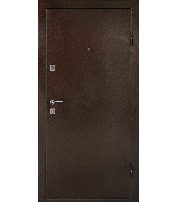 фото Дверь входная дверной континент комфорт правая медный антик - венге 860х2050 мм