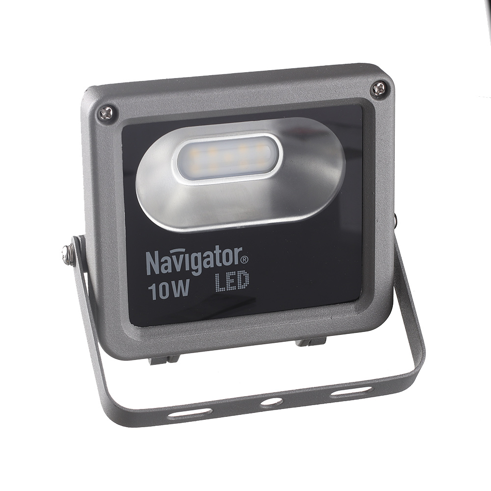 фото Прожектор светодиодный navigator 10 вт 165-265 в ip65 4000 к дневной свет