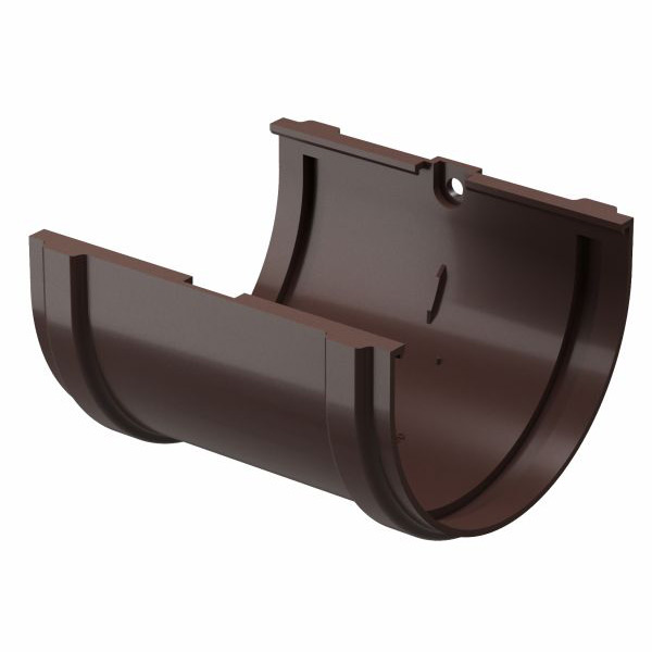 

Соединение желоба Docke Premium пластиковое d120 мм горький шоколад RAL 8019