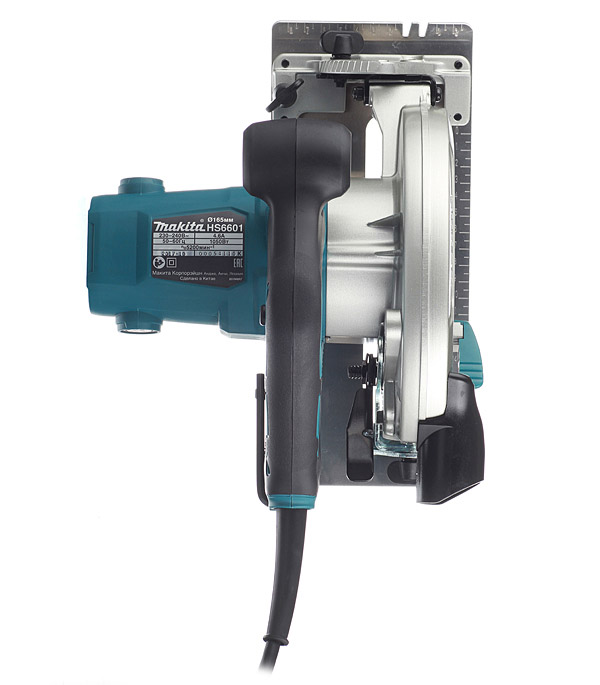 фото Пила дисковая электрическая makita hs6601 1050 вт 165 мм