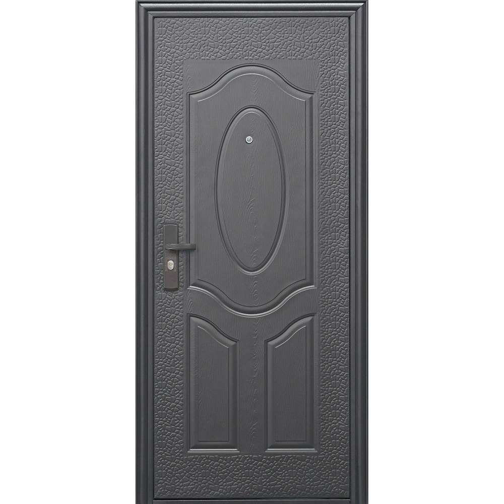 Дверь входная Е40М правая коричневый - коричневый 860х2050 мм