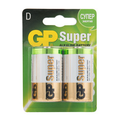 Батарейка GP Batteries Super D LR20 1,5 В (2 шт.)