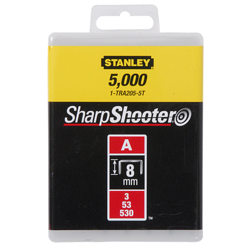 фото Скобы для степлера stanley (1-tra205-5t) тип 53 8 мм (5000 шт.)