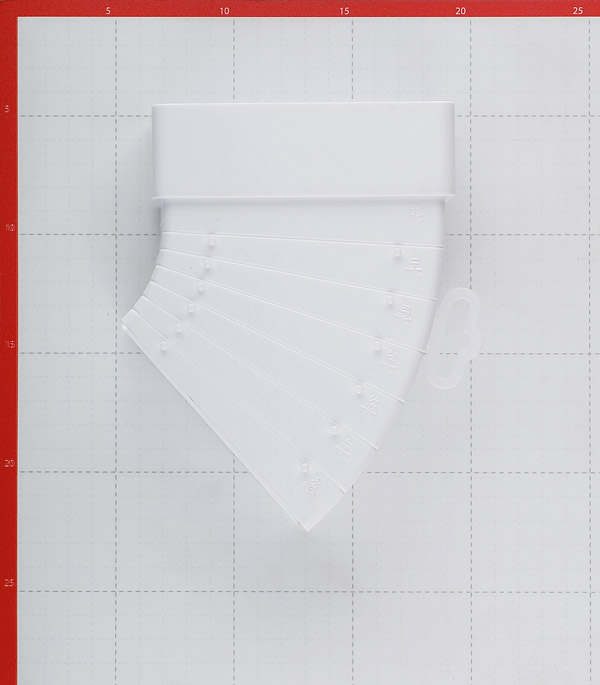 фото Колено горизонтальное пластиковое для плоских воздуховодов 60х120 мм разноугловое