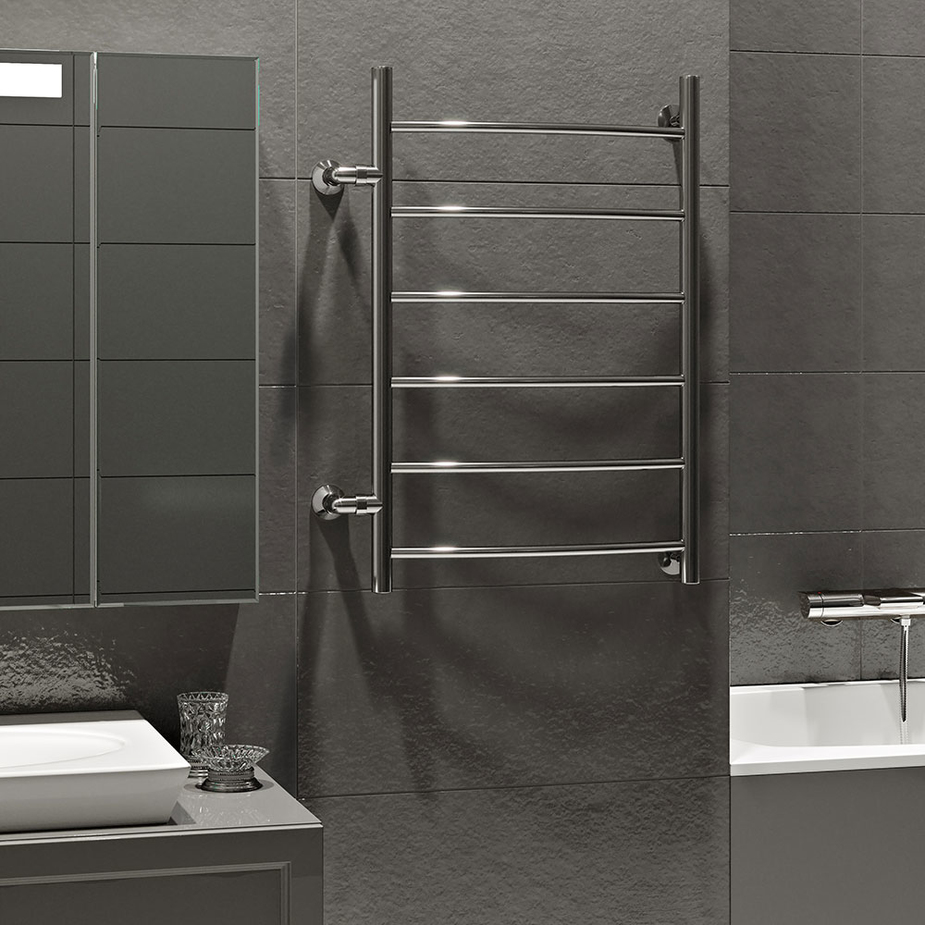 Полотенцесушитель водяной MyFrea MyLondon 800х500 мм Лесенка с боковым ...?