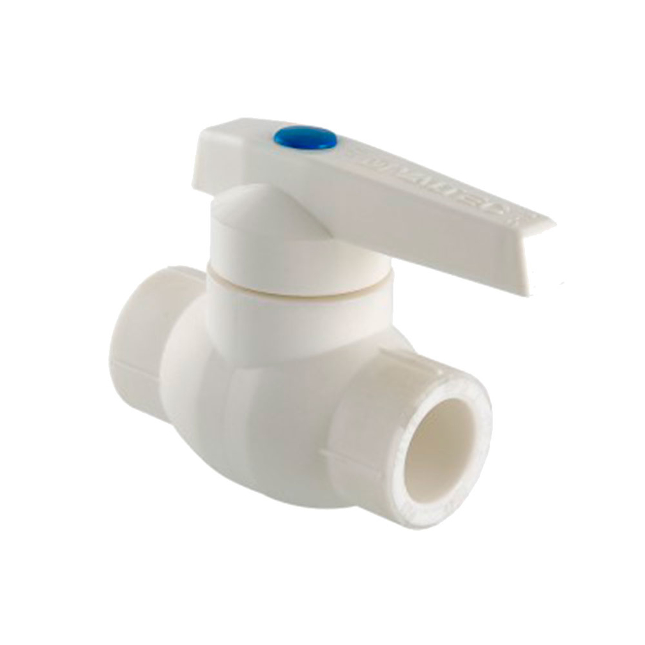 Кран шаровой полипропиленовый VALTEC (VTp.744.0.025) 25 мм с латунной ...