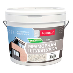 Мраморная штукатурка EcoStone Bayramix, цвет 775 15 кг