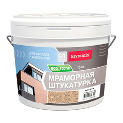 Мраморная штукатурка EcoStone Bayramix, цвет 977 15 кг