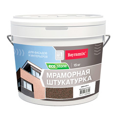 Штукатурка декоративная мраморная Bayramix EcoStone цвет 978 15 кг