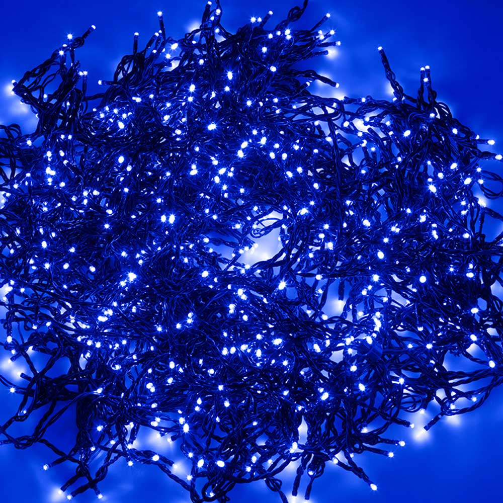 Гирлянда светодиодная Neon-Night ClipLight 665 LED свечение синее 5х20 м уличная (323-503)