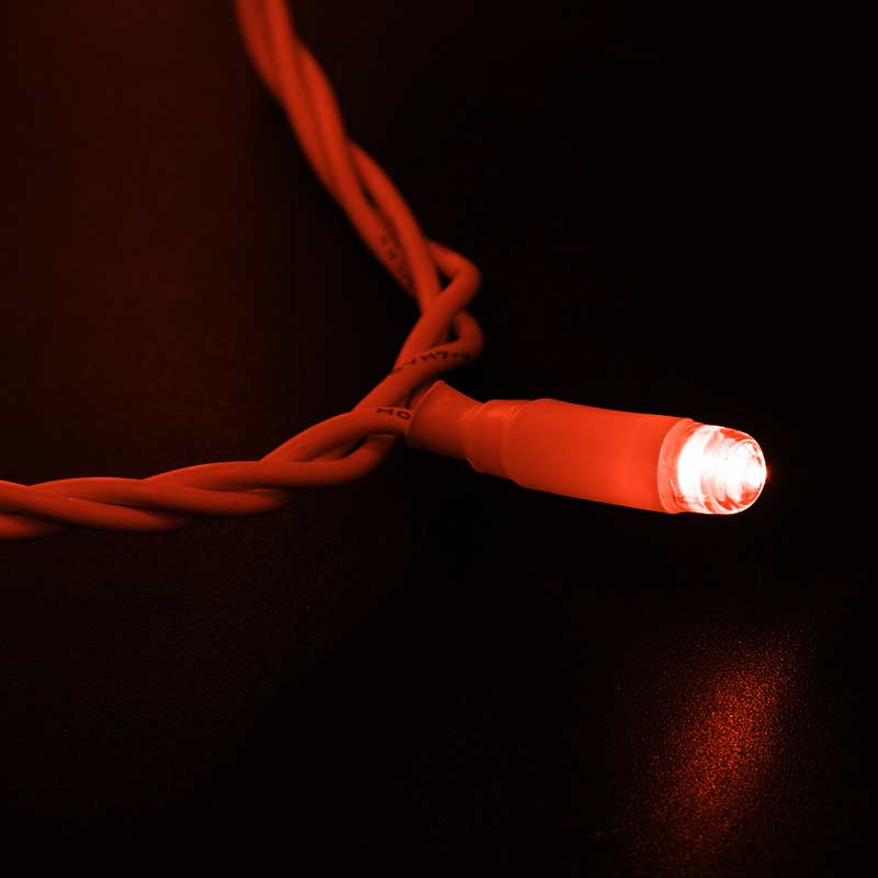 фото Гирлянда светодиодная neon-night нить 100 led свечение красное 10 м (305-162)