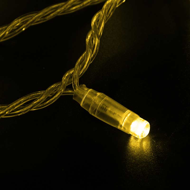 фото Гирлянда светодиодная neon-night нить 100 led свечение желтое 10 м (305-181)