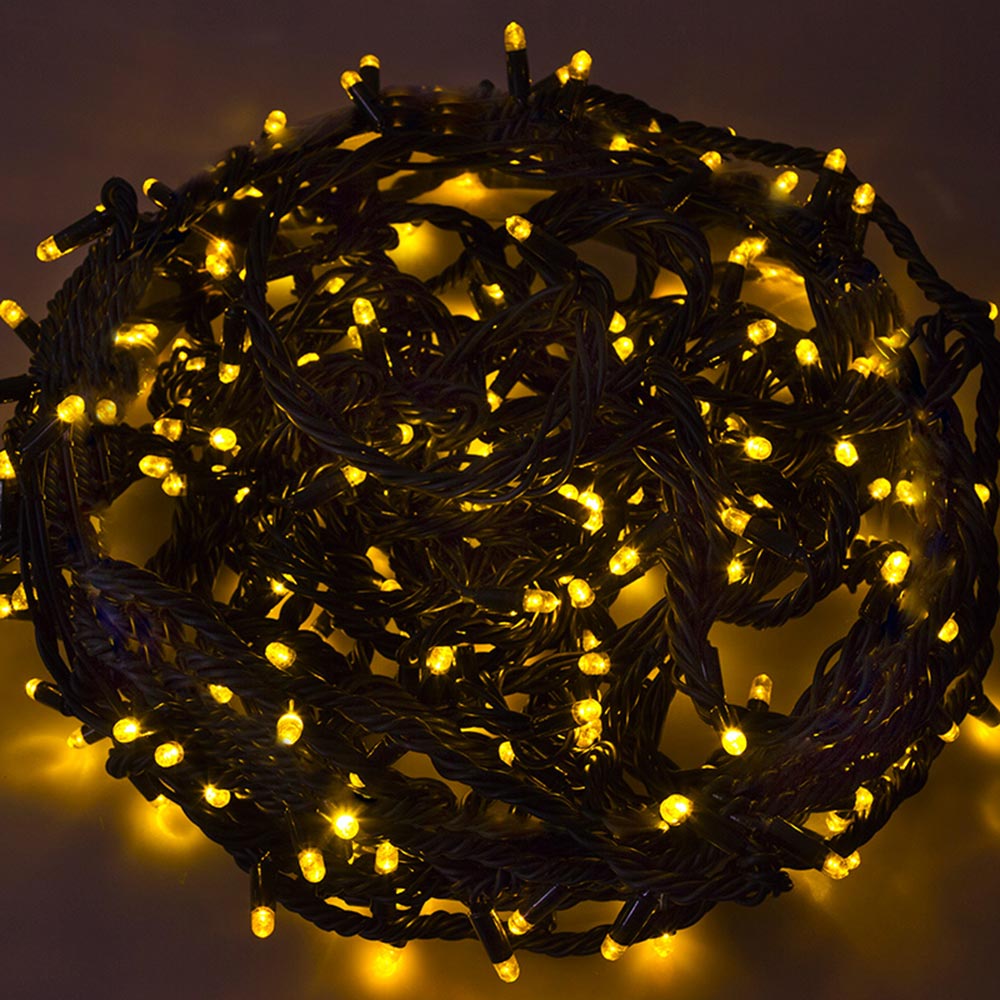 

Гирлянда светодиодная Neon-Night Твинкл Лайт 240 LED свечение желтое 20 м уличная (303-321)