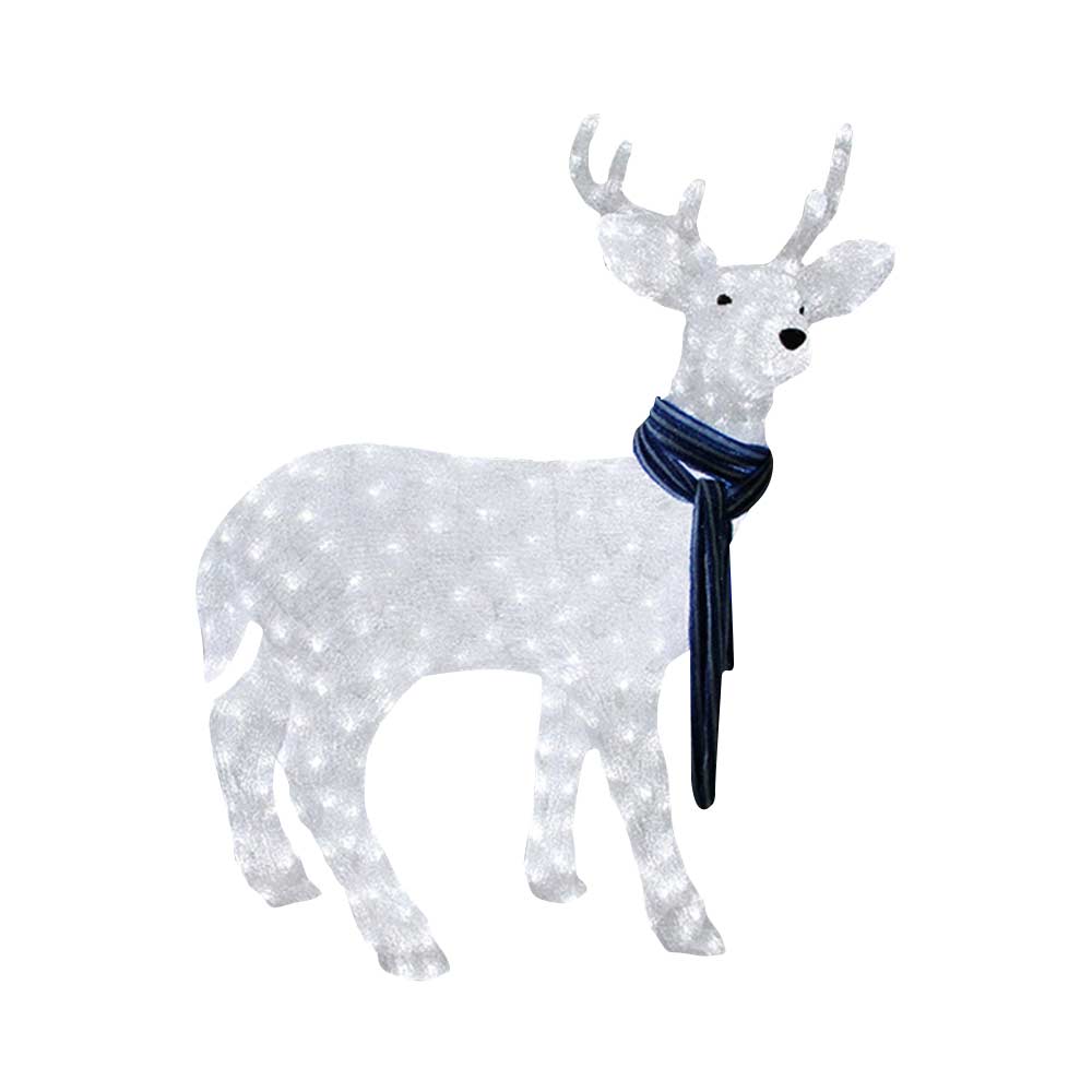 

Украшение светодиодное фигура Neon-Night Северный олень 420 LED свечение белое 100 см с трансформатором (513-244)