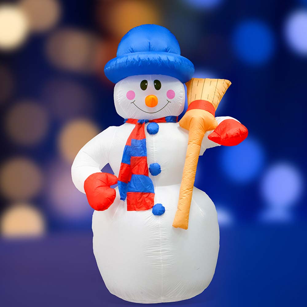 

Украшение надувное Neon-Night (511-123) Снеговик с метлой 240 см с подсветкой