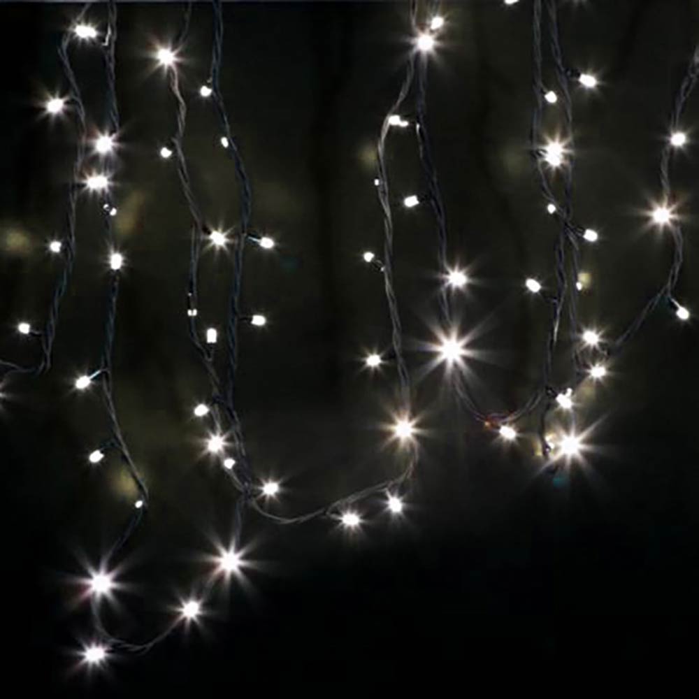 фото Гирлянда светодиодная neon-night дюраплей 120 led свечение теплое белое 12 м уличная (315-136)