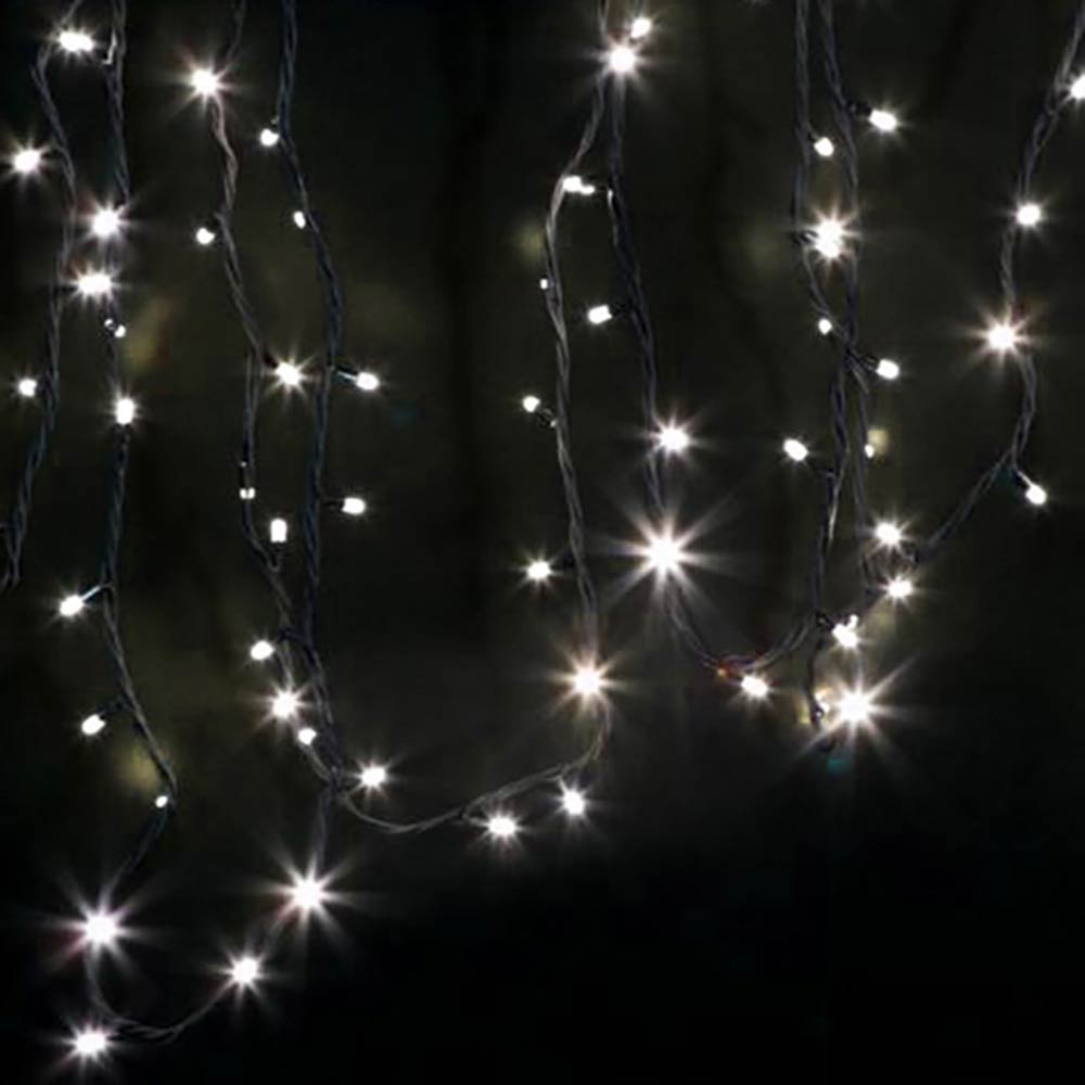 фото Гирлянда светодиодная neon-night дюраплей 200 led свечение теплое белое 20 м уличная (315-116)