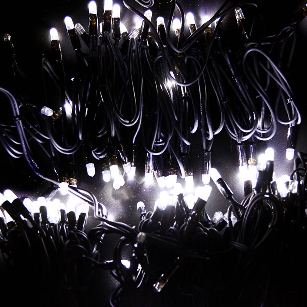 фото Гирлянда светодиодная neon-night дюраплей 200 led свечение белое 20 м уличная (315-175)