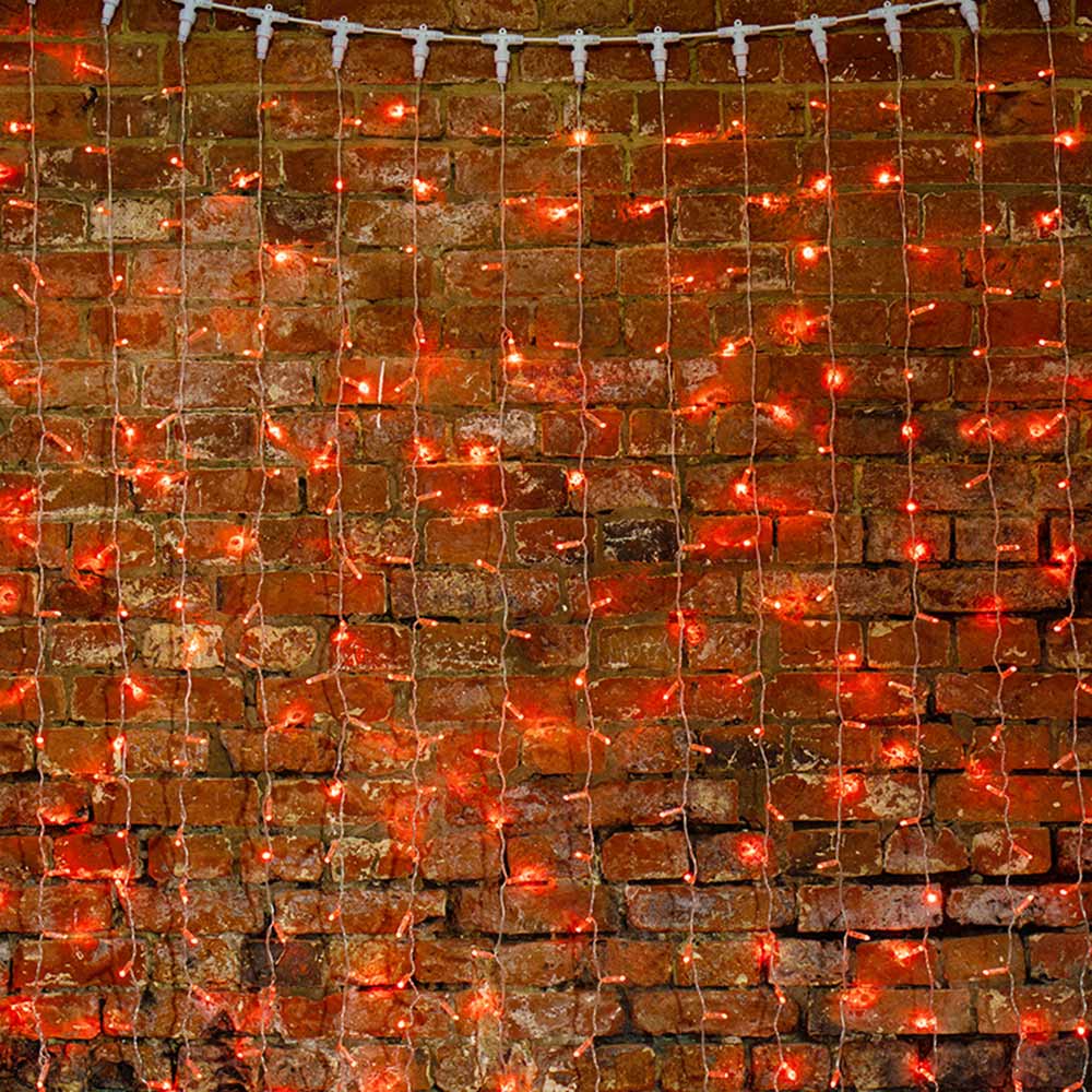 фото Гирлянда светодиодная neon-night дождь 448 led свечение красное 2х3 м уличная (235-152-6)