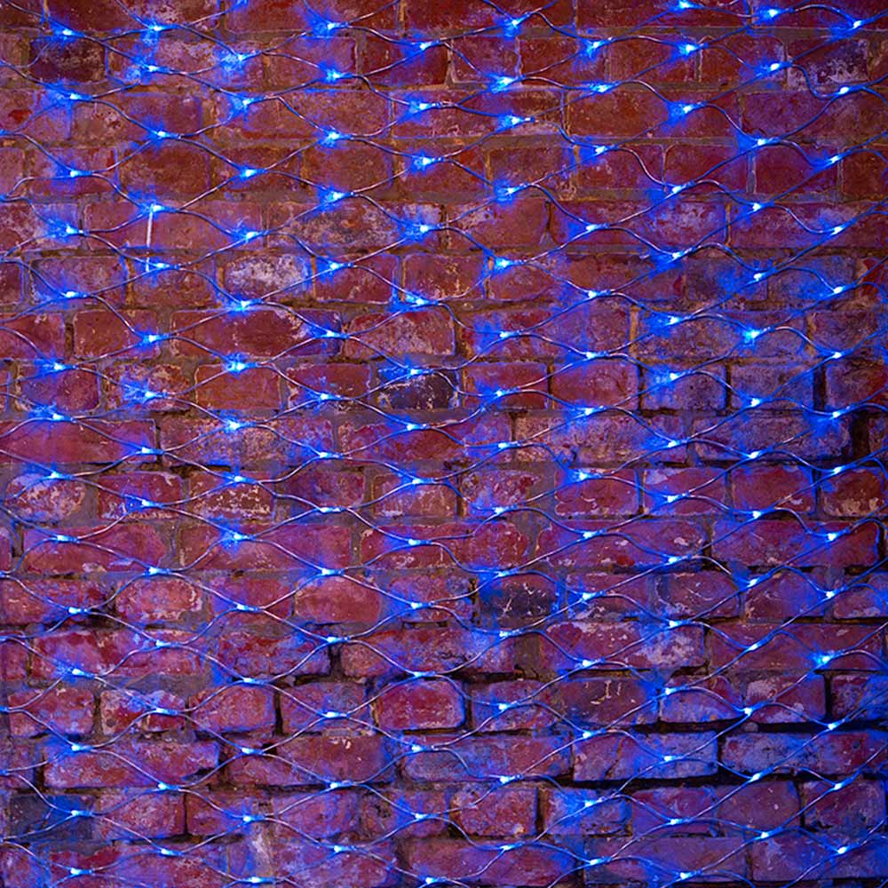

Гирлянда светодиодная Neon-Night Сеть 288 LED свечение синее 2х1,5 м уличная (215-043)