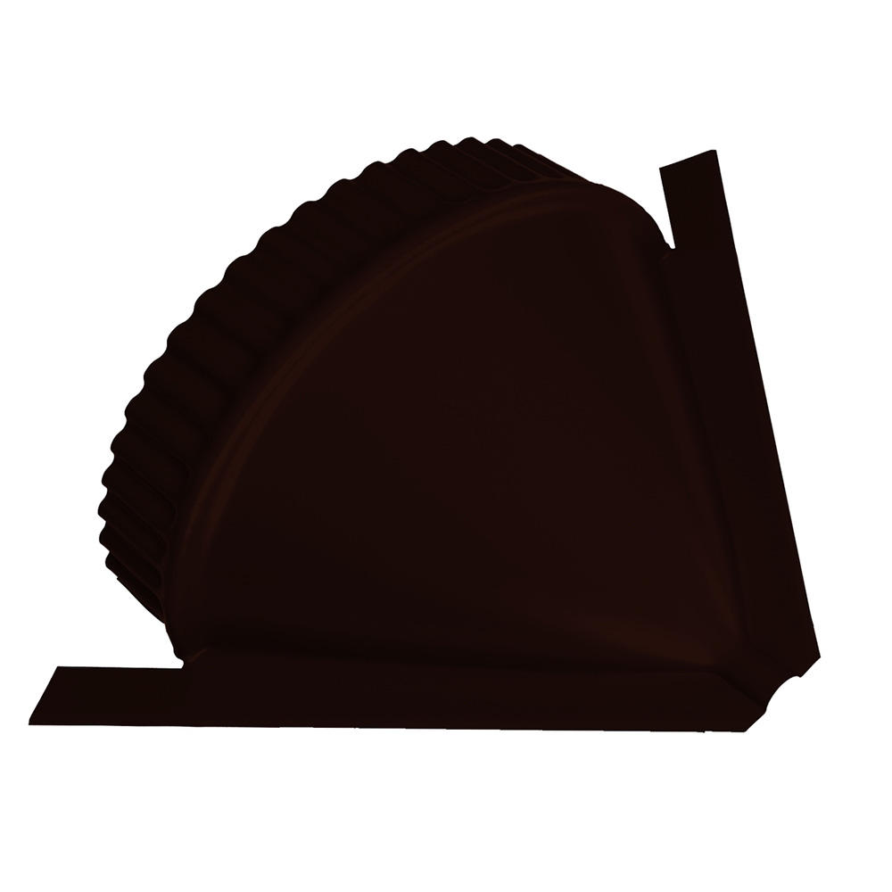 Заглушка конусная Стальной Бархат/Rooftop Matte темно-коричневый RR 32