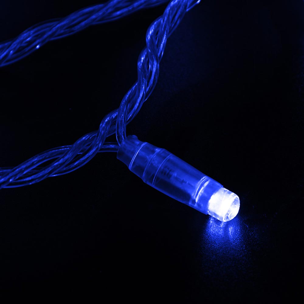 фото Гирлянда светодиодная neon-night нить 100 led свечение синее 10 м уличная (305-253)