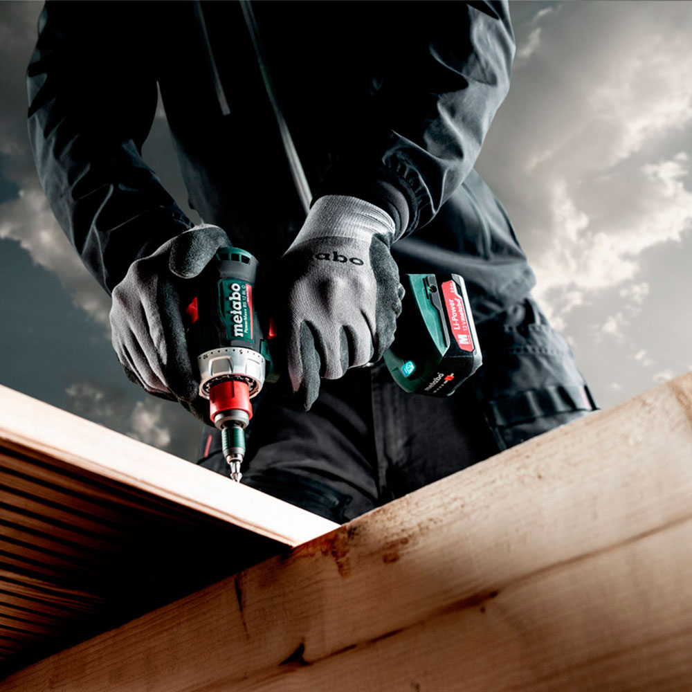 фото Дрель-шуруповерт аккумуляторная metabo powermaxx bs 12 bl q (601039500) 12в 2х2ач li-ion