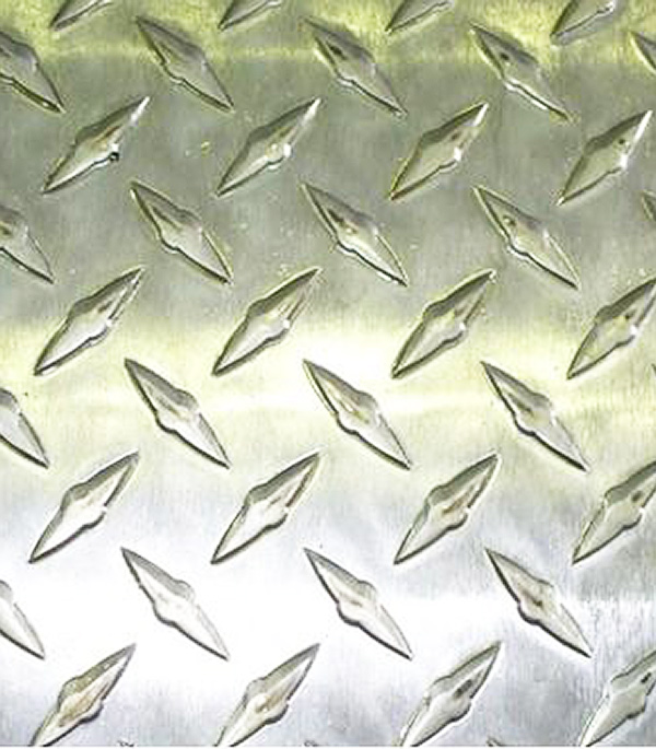 Лист алюминиевый Бриллиант 1.5х600х1200 мм рифленый от Петрович