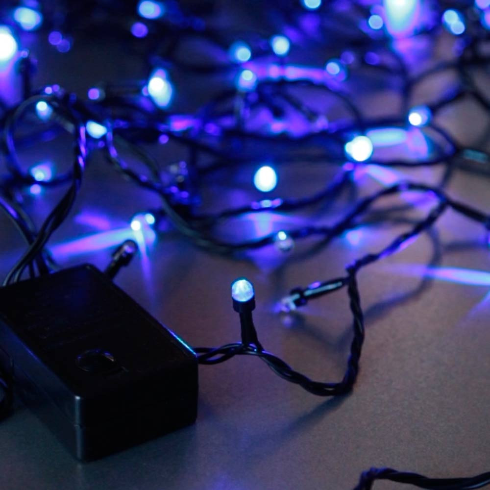 

Гирлянда светодиодная B&H Нить 100 LED свечение синее 10 м уличная