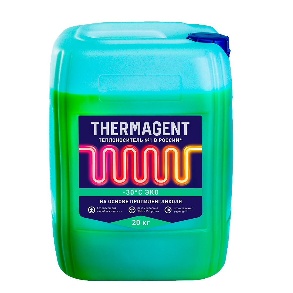 Теплоноситель Thermagent Eko -30 °С 20 кг на основе пропиленгликоля