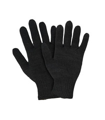 Перчатки шерстяные утепленные черные 10 (XL)
