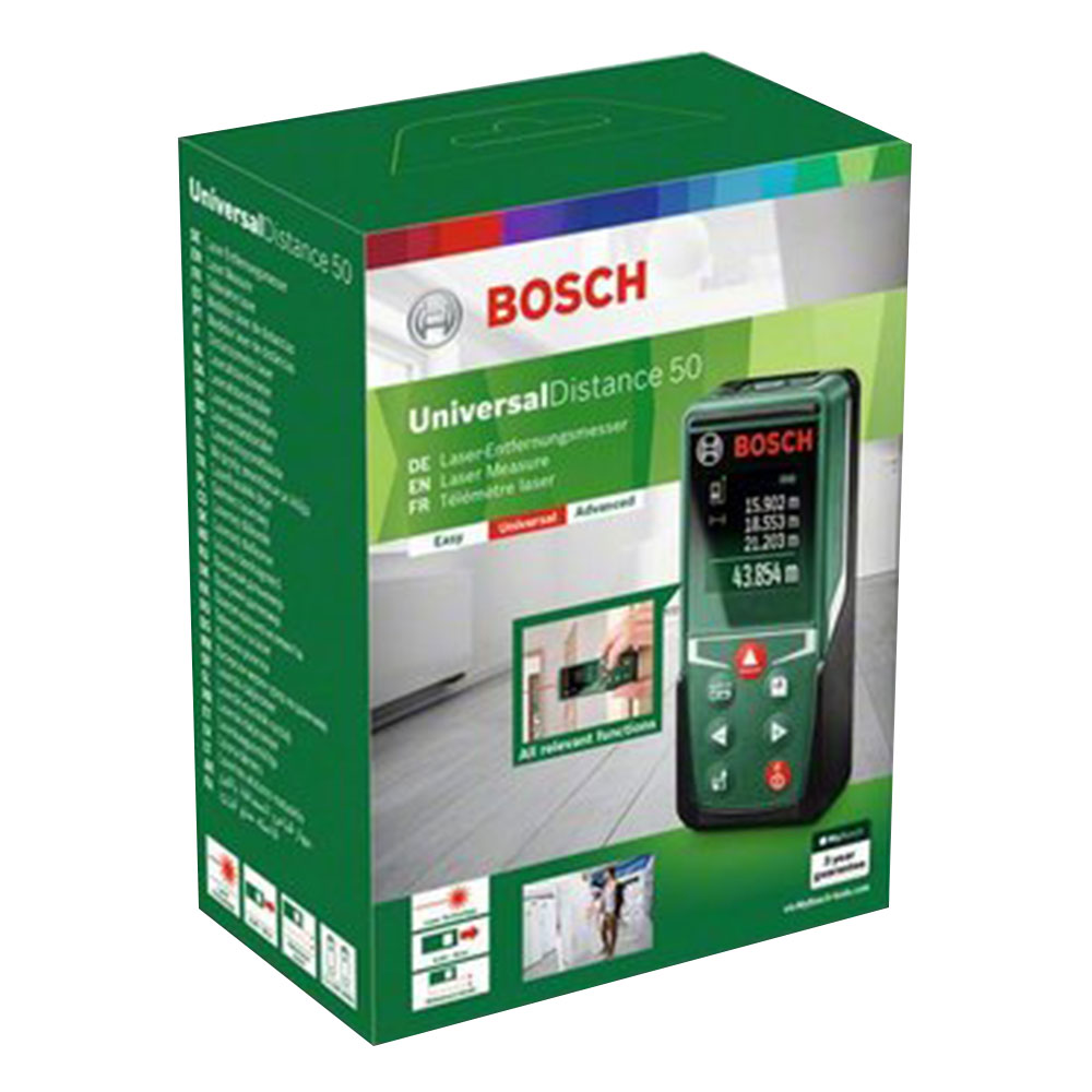 фото Дальномер лазерный bosch universal distance 50 (0603672800) 50 м