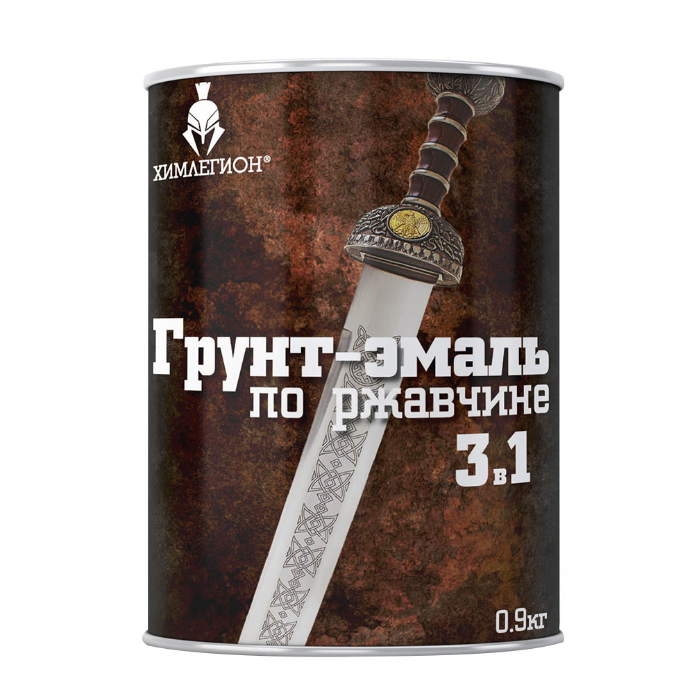 

Грунт-эмаль по ржавчине Химлегион ХВ-0278 белая 3в1 0,9 кг, Белый