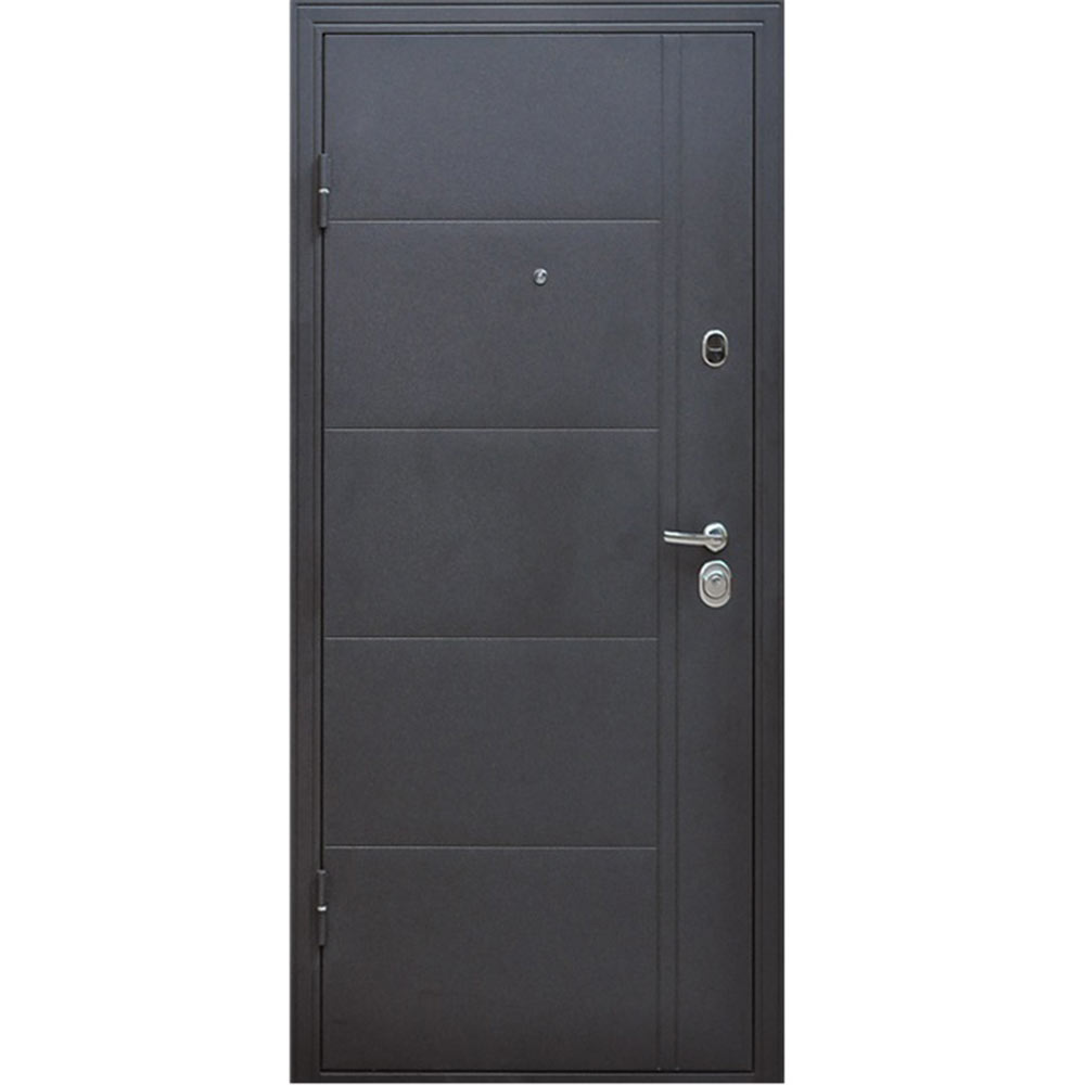 фото Дверь входная форпост эверест левая серый графит - беленый дуб 960х2050 мм