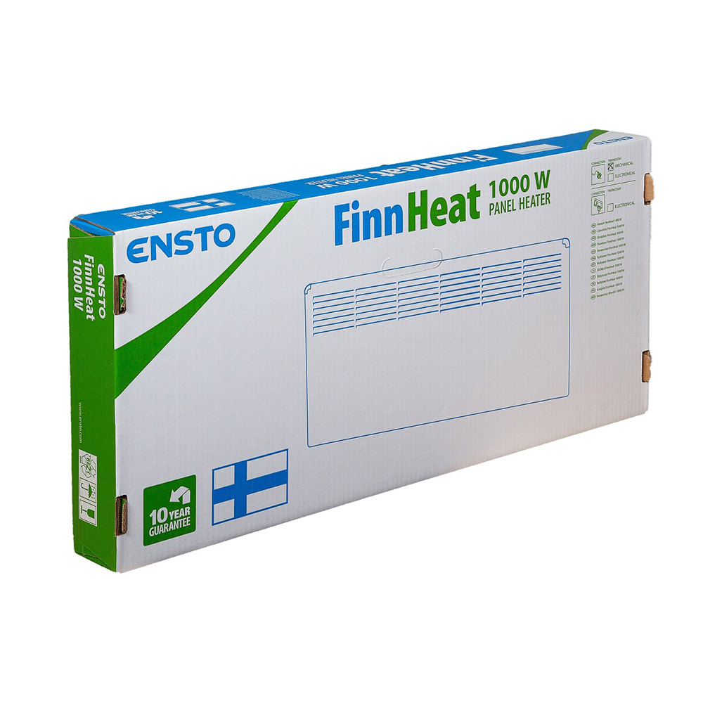 фото Конвектор электрический ensto finnheat (ephbm10pr) 1000 вт механический термостат