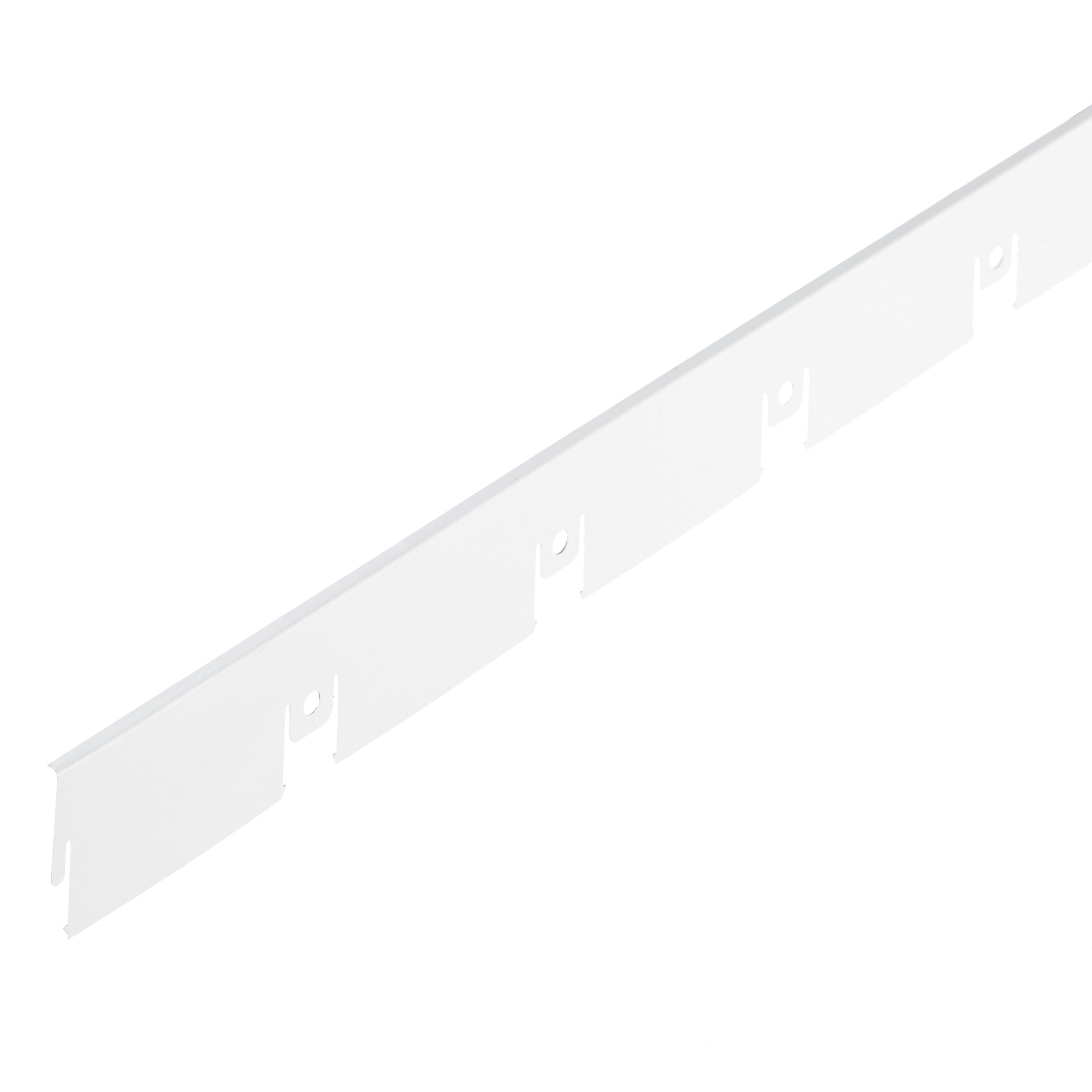 Элемент для потолка грильято GL15 75х75х37х15 мм обрамляющий профиль L 0,6 м белый