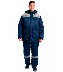 Куртка рабочая утепленная Delta Plus Экспертный-Люкс (WRUVEWLVBMGT) 48-50 рост 170-176 см цвет синий/серый