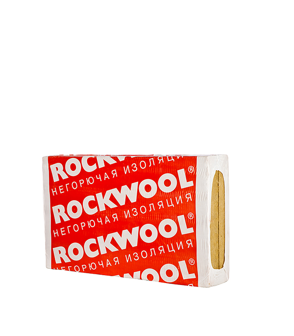 

Утеплитель Rockwool Фасад Баттс Экстра 100х600х1200 мм 1,44 кв.м