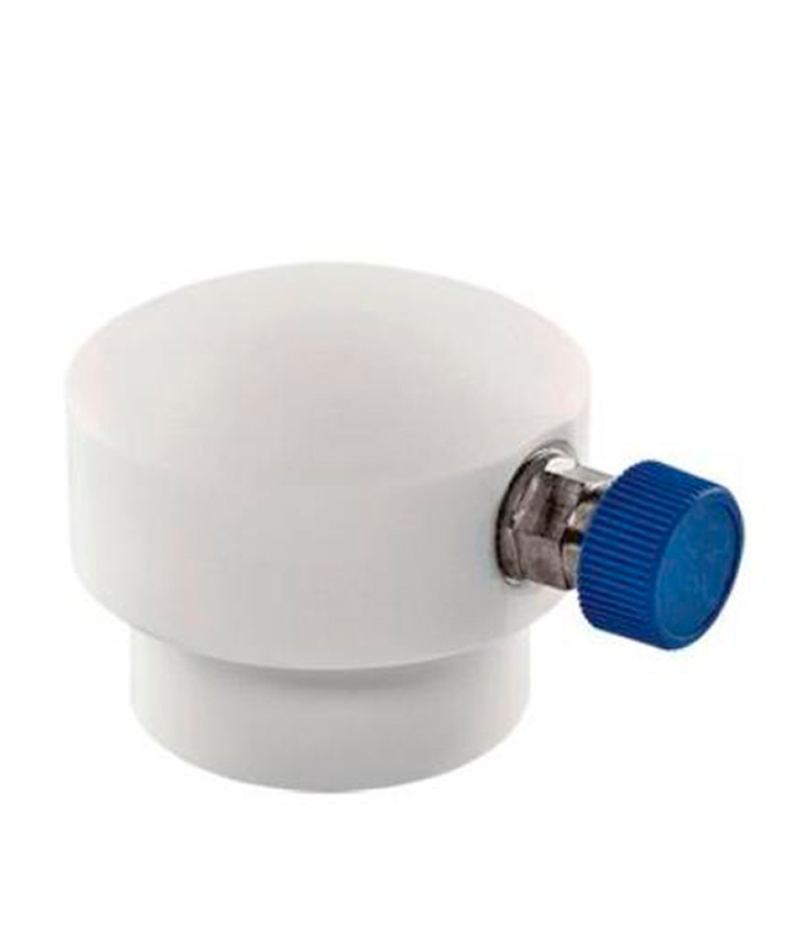 Заглушка полипропиленовая Tebo с воздухоотводчиком для коллектора 40 мм ...